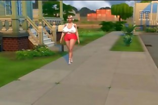Big ass wife forced by bum in park