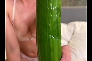 Cucumber Masturbation