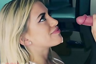BUSTY TEEN LOVES BEING COVERED IN CUM