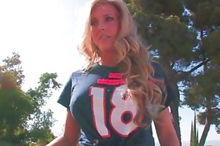 Samantha Saint Football Fun