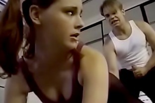 Gymnast and Her Trainer