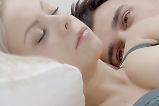 THE WHITE BOXXX - Porcelain blondie Julia Parker eats cum in erotic fuck