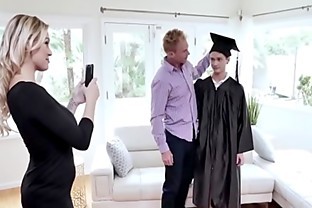 MOM fucks SON for scoring good SAT marks