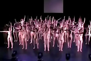 mature women naked on stage
