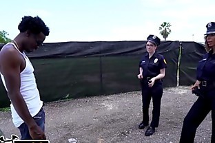 BANGBROS - Lucky Suspect Gets Tangled Up With Some Super Sexy Female Cops