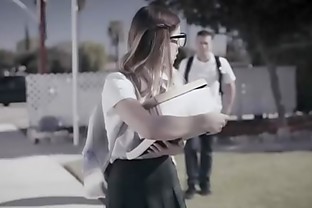 Nerdy teen take sexual revenge on bullies n is fucked rough
