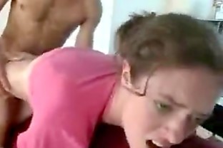 Girl screams in pain as big cock enters her