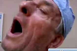 Old man Doctor fucks patient