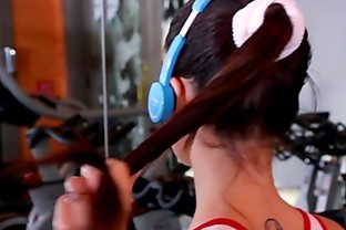 TheRealWorkout - Slutty Teen (Joseline Kelly) Fucked At The Gym