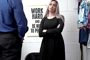 Sexy Teen Hides Stolen Underwear Under Her Hijab