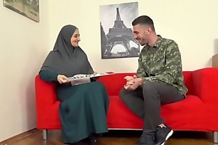 Hot muslim wife gets fucked hard