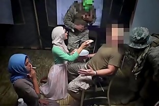 Arab sluts sneak into a military base